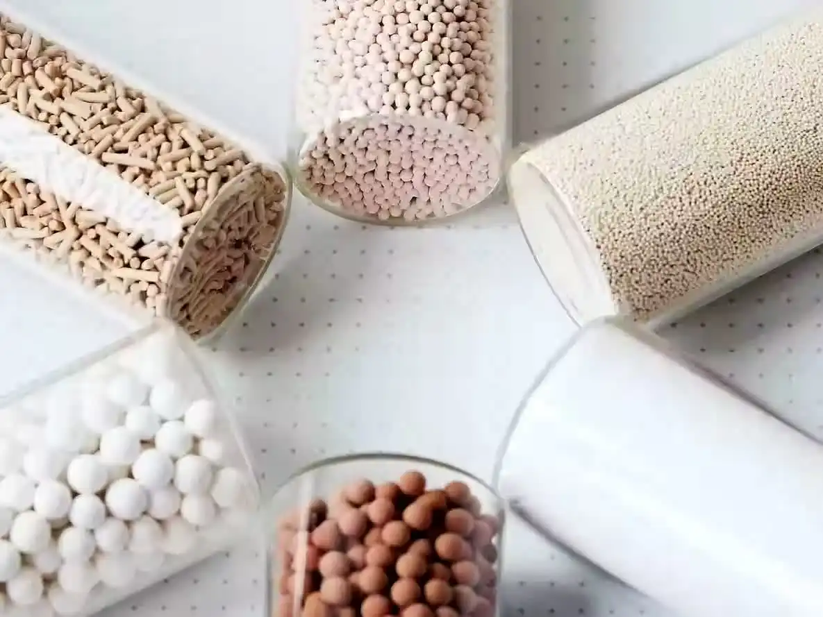 Industrial adsorbent application and production environment
